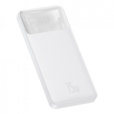 Power Bank 10000mAh Baseus Digital Display 15W White